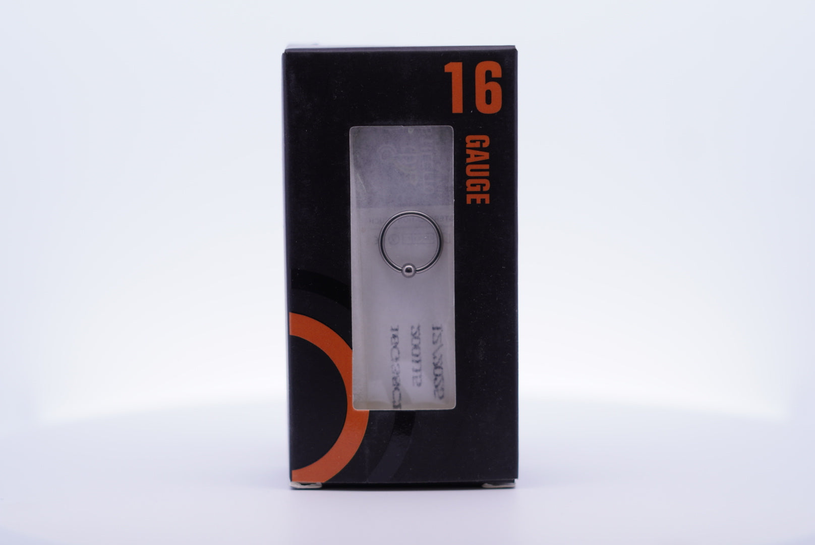 16g Steel Captive Bead Ring (10/box)