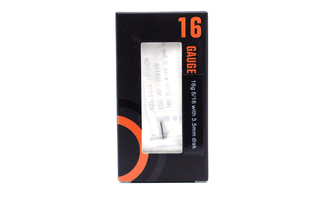 16g Titanium Threadless Posts - 3.0mm Disk (20/box)