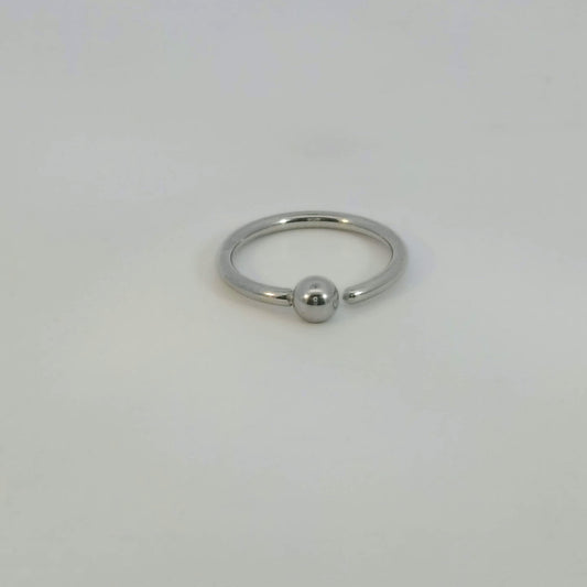 16g Steel Captive Bead Ring (10/box)