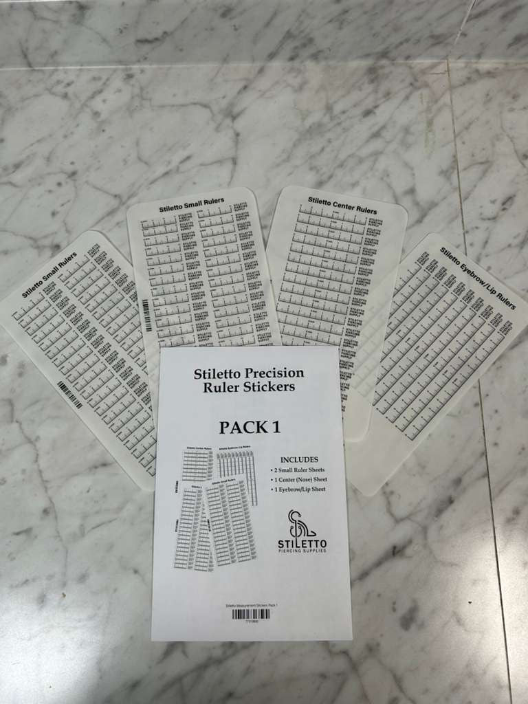 Stiletto Precision Sticker Ruler Pack