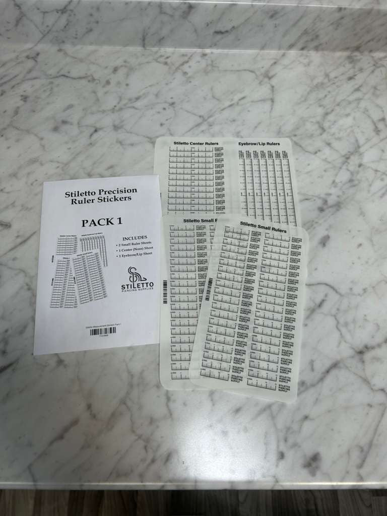 Stiletto Precision Sticker Ruler Pack