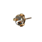 Gold CZ Prong Pin (5/box)