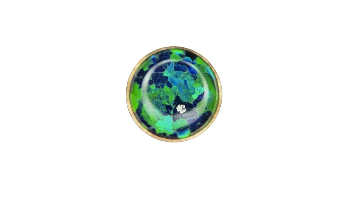 14k Gold Black Opal - Low Profile Threadless End (10/box)