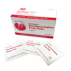 Povidone-Iodine Prep Pads (box of 100)
