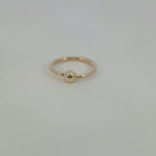 Gold Fixed Bead Ring