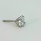 Titanium CZ Prong Set (5/box)