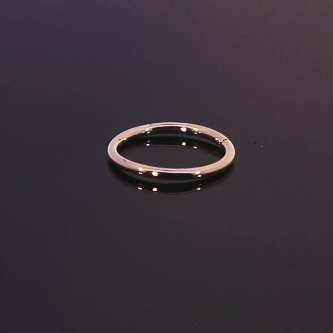 Cup and Divot Seam Ring